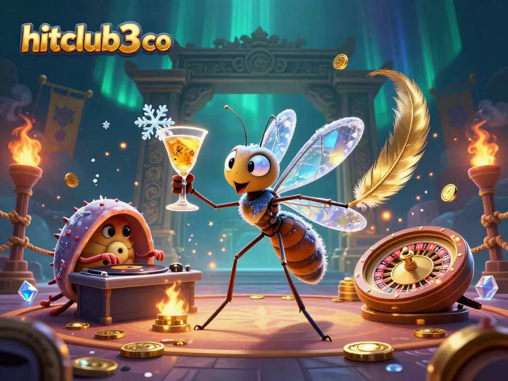 Experience the vibrant world of hitclub3 co with this lively casino fantasy illustration.