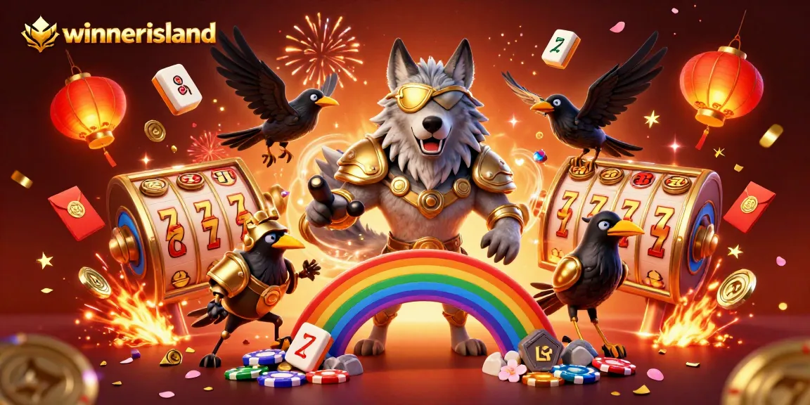 Experience casino thrills at winnerisland with Odin, raven companions, and vibrant game elements.